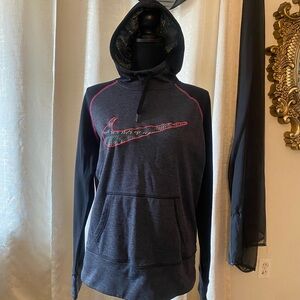 Nike Women’s  Gray and Pink Hoodie Sweater